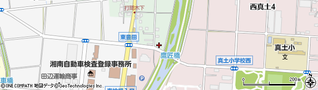 神奈川県平塚市豊田打間木695周辺の地図
