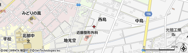 愛知県江南市和田町西島84周辺の地図