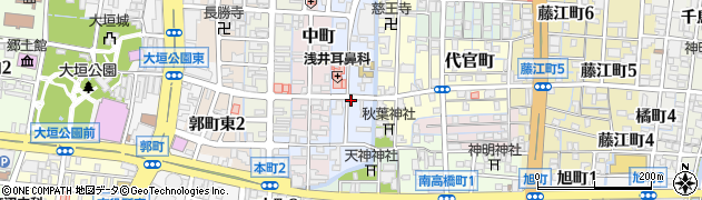 リパーク大垣清水町駐車場周辺の地図