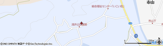 鳥取県西伯郡南部町浅井503周辺の地図