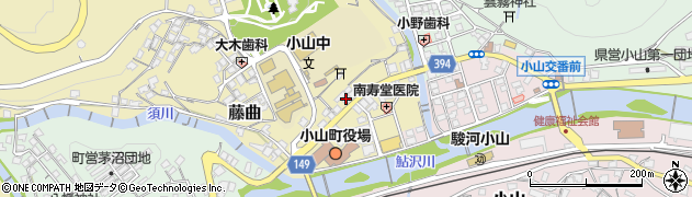 沼津信用金庫小山支店周辺の地図
