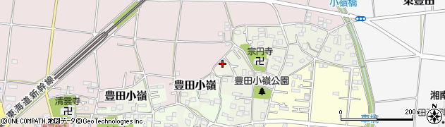神奈川県平塚市豊田小嶺周辺の地図
