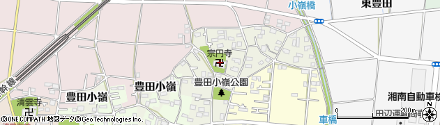 神奈川県平塚市豊田小嶺322周辺の地図