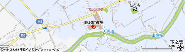 睦沢町役場　税務住民課住民班周辺の地図