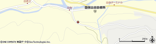 兵庫県養父市出合740周辺の地図