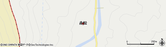 鳥取県若桜町（八頭郡）赤松周辺の地図