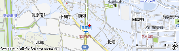 愛知県犬山市前原前畑26周辺の地図