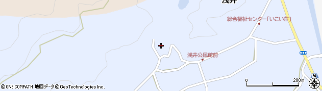 鳥取県西伯郡南部町浅井521周辺の地図
