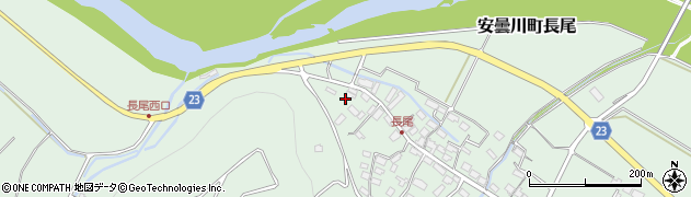 滋賀県高島市安曇川町長尾748周辺の地図