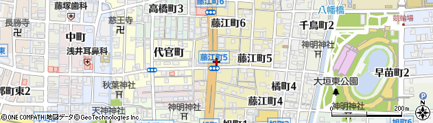 藤江町周辺の地図