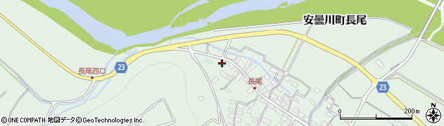 滋賀県高島市安曇川町長尾744周辺の地図