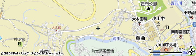 静岡県駿東郡小山町藤曲周辺の地図