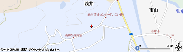 鳥取県西伯郡南部町浅井378周辺の地図