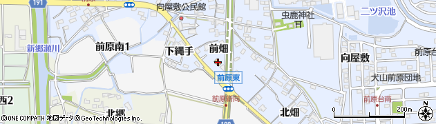愛知県犬山市前原前畑25周辺の地図
