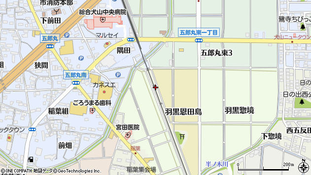〒484-0892 愛知県犬山市羽黒惣境の地図