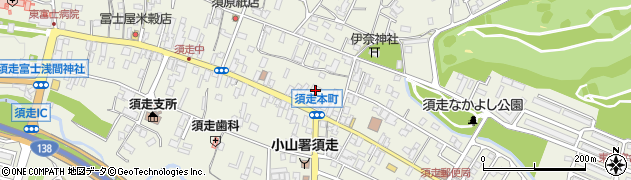 ＪＡふじ伊豆須走周辺の地図