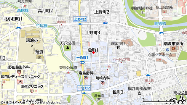 〒509-6124 岐阜県瑞浪市一色町の地図