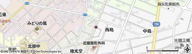 愛知県江南市和田町西島73周辺の地図