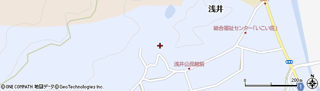 鳥取県西伯郡南部町浅井458周辺の地図