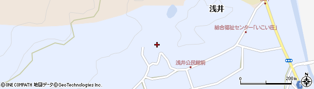 鳥取県西伯郡南部町浅井455周辺の地図