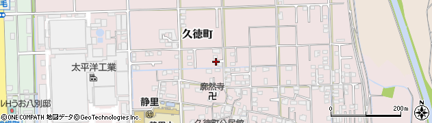 岐阜県大垣市久徳町周辺の地図