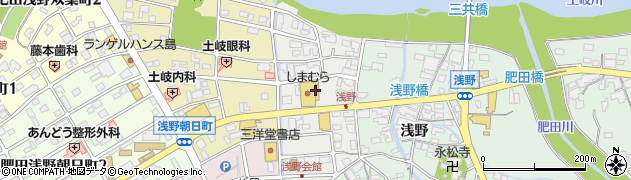 岐阜県土岐市肥田浅野元町周辺の地図