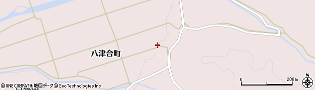 京都府綾部市八津合町（中大場）周辺の地図