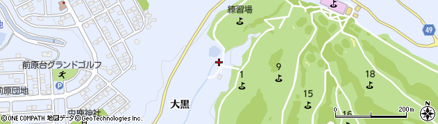 愛知県犬山市前原（大黒）周辺の地図