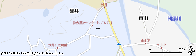 鳥取県西伯郡南部町浅井938周辺の地図