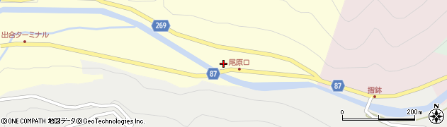 兵庫県養父市出合38周辺の地図