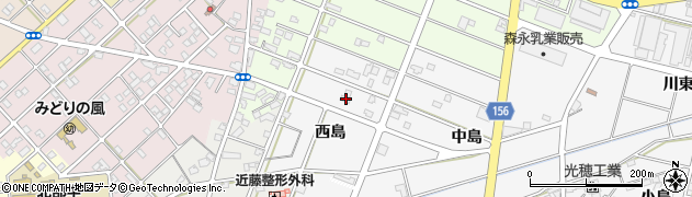 愛知県江南市和田町西島48周辺の地図