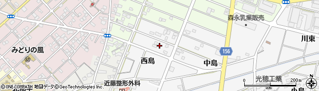 愛知県江南市和田町西島47周辺の地図