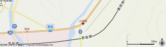 山崎橋周辺の地図