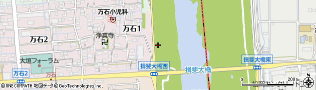 岐阜県大垣市万石町周辺の地図