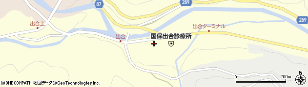 兵庫県養父市出合220周辺の地図