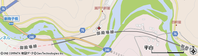 神奈川県足柄上郡山北町都夫良野282周辺の地図