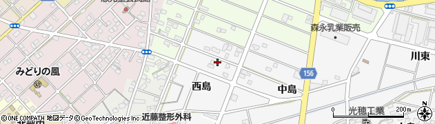 愛知県江南市和田町西島35周辺の地図