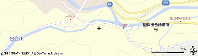 兵庫県養父市出合421周辺の地図