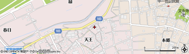 浅井犬山線周辺の地図