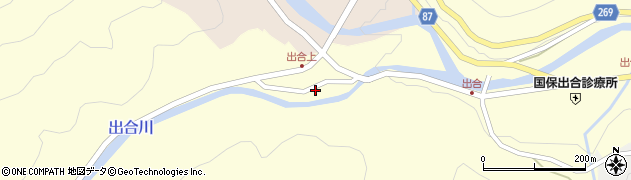 兵庫県養父市出合541周辺の地図