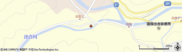 兵庫県養父市出合495周辺の地図