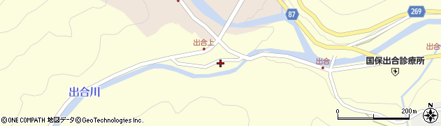 兵庫県養父市出合537周辺の地図