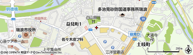岐阜県瑞浪市益見町周辺の地図