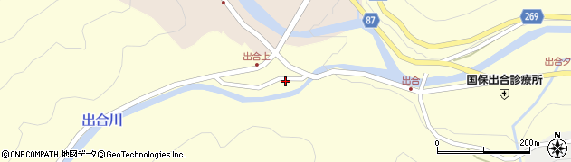兵庫県養父市出合532周辺の地図
