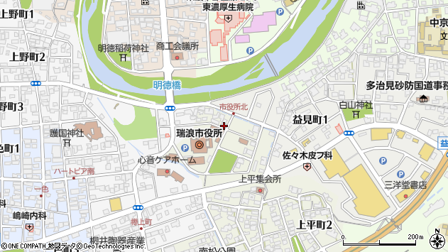 〒509-6122 岐阜県瑞浪市上平町の地図