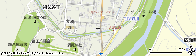 島根県安来市広瀬町広瀬（新町）周辺の地図