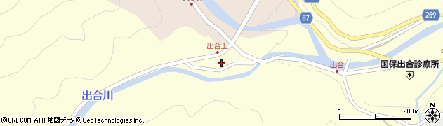 兵庫県養父市出合545周辺の地図