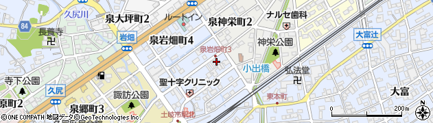 セブンイレブン土岐市駅北店周辺の地図