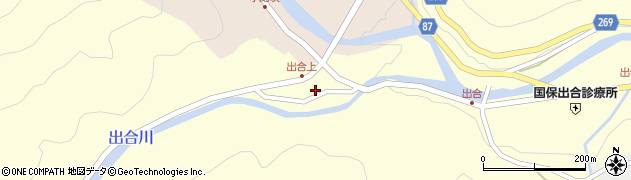 兵庫県養父市出合544周辺の地図