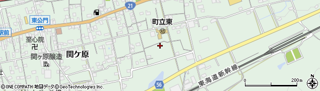 岐阜県関ケ原町（不破郡）東町周辺の地図